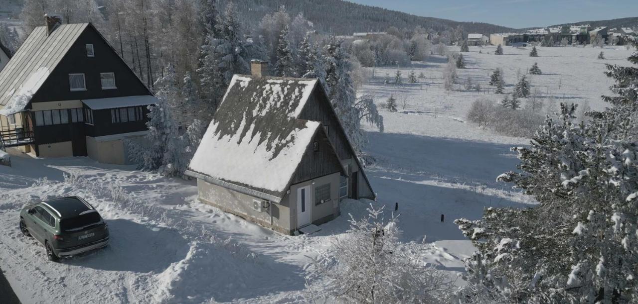 Chaloupka Na Vrsku Villa Loučná pod Klínovcem Kültér fotó